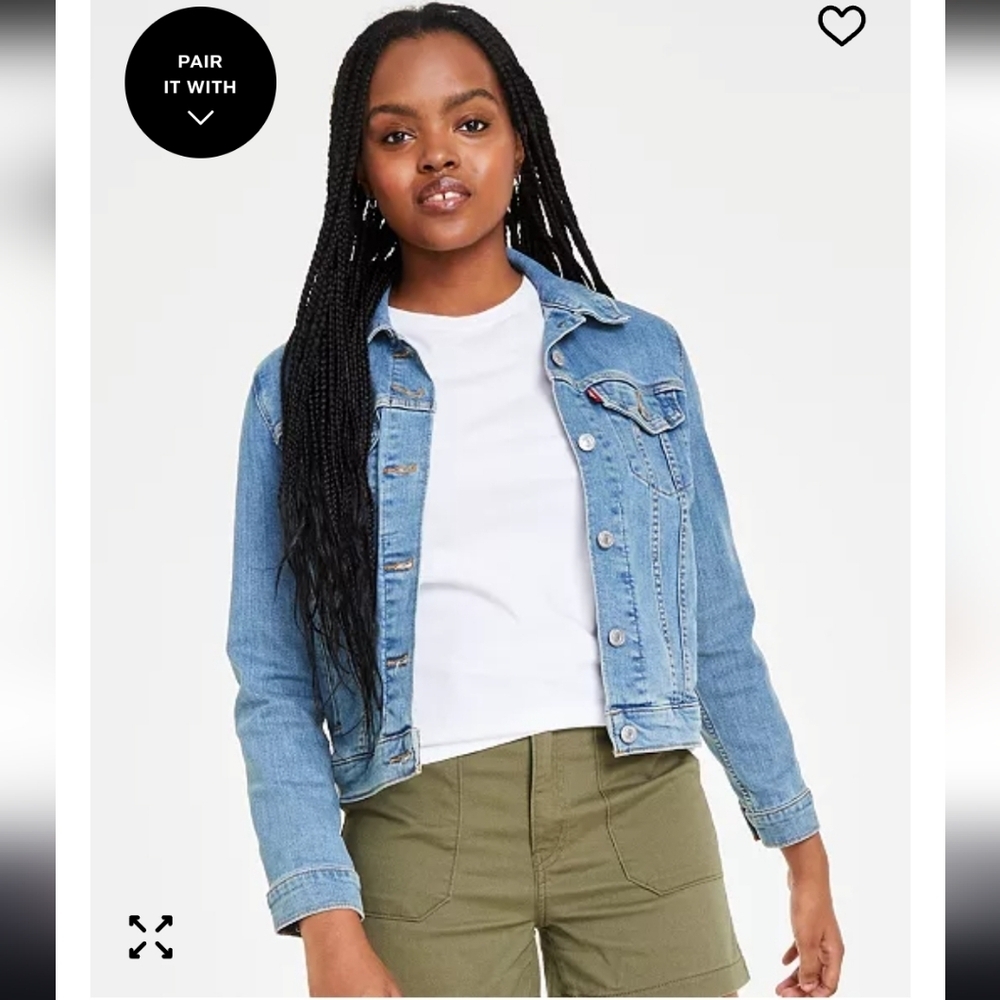 Levi's Women's Original Cotton Denim Trucker Jacket Size L